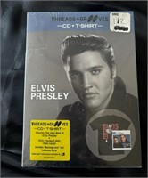 Elvis presley cd+t-shirt in original packaging