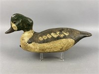 Goldeneye Drake Duck Decoy by Unknown Carver,