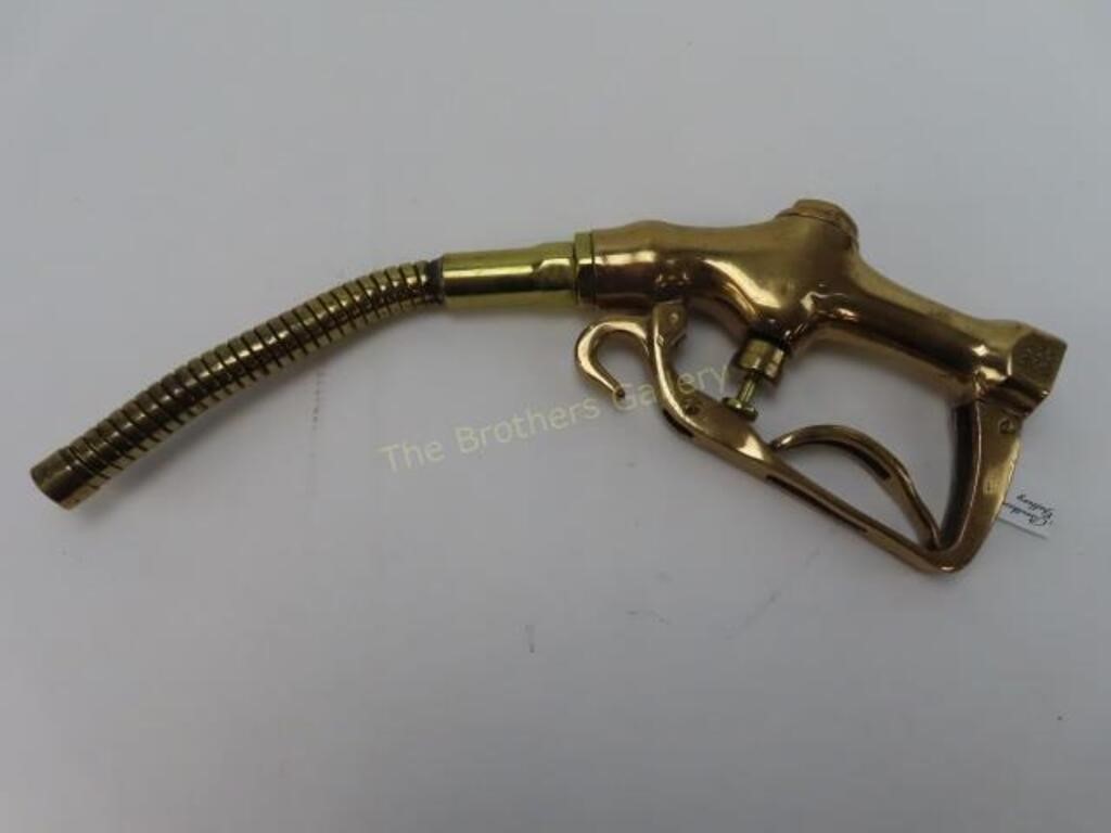 Vintage Brass Buckeye Gas Nozzle - 17" Long