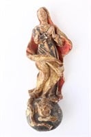 19th Century Austrian Wood and Gesso Religious