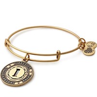 ALEX AND ANI NUMBER 1 CHARM BANGLE