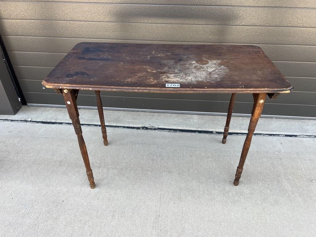 Antique Wood Folding Table