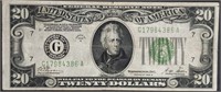 1928-B  $20 Federal Reserve Note  VF