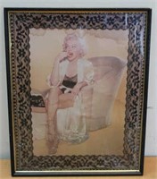 Marilyn Monroe Framed Folk Art Print