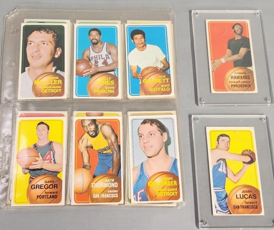 38 1970 Topps Basketball Tall Boy Cards