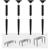 Metal Folding Table Legs With Adjustable Floor