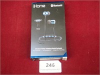 iHome Bluetooth Wireless Metal Earbuds