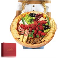 Large Charcuterie Board - 17 in, Round Charcuterie