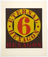 Robert Indiana "Eternal Hexagon" original serigrap
