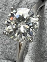 $2000 14K  2G Moissanite 1.8Ct Ring