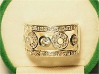$230. S/Sterling Silver Cubic Zirconia Ring