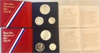 US Bicentennial Silver Proof Sets qty 2