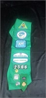 Buchanan honors girl scouts sash with badges and
