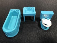 Blue Bathroom Doll Furniture