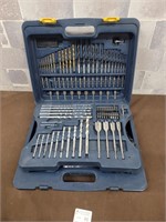 Large drill bit set with electric drill!