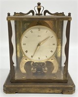 Schatz 1000 Day Brass Clock in Glass Case