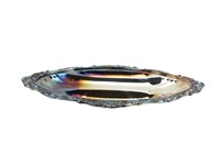 WILLACE SILVERPLATE OVAL RELISH TRAY