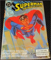 SUPERMAN THE MAN OF STEEL #1 -1991