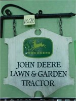 John Deere Lawn & Garden Tractor Double Sided Wood