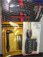 Box Lot angle ratchet screwdriver sets (3)