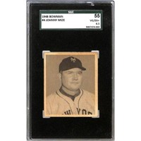 1948 Bowman Johnny Mize Sgc 4.5