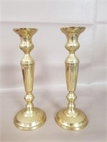 Set of 2 Brass 10" Candlestick Made in India