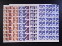 Worldwide Stamps CTO Sheets and Partial Sheets, mo