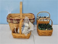 4 Longaberger Baskets