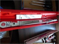 Snap-on TQFR250A click type torque wrench 1/2" dr