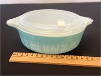 Vintage Pyrex Butter Print Covered Dish