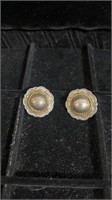 Sterling silver Ball Dome Concho Mexico Earrings