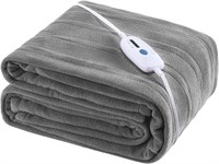 Electric Throw Blanket with 6 Heat Levels, 50x60"