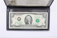 2003 A United States Two Dollar Note