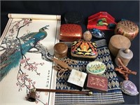 Lot of Asian themed items