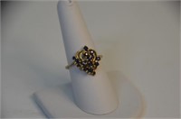 14K Gold & Sapphire Ring