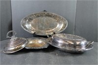 Silver Plated Serving Dishes