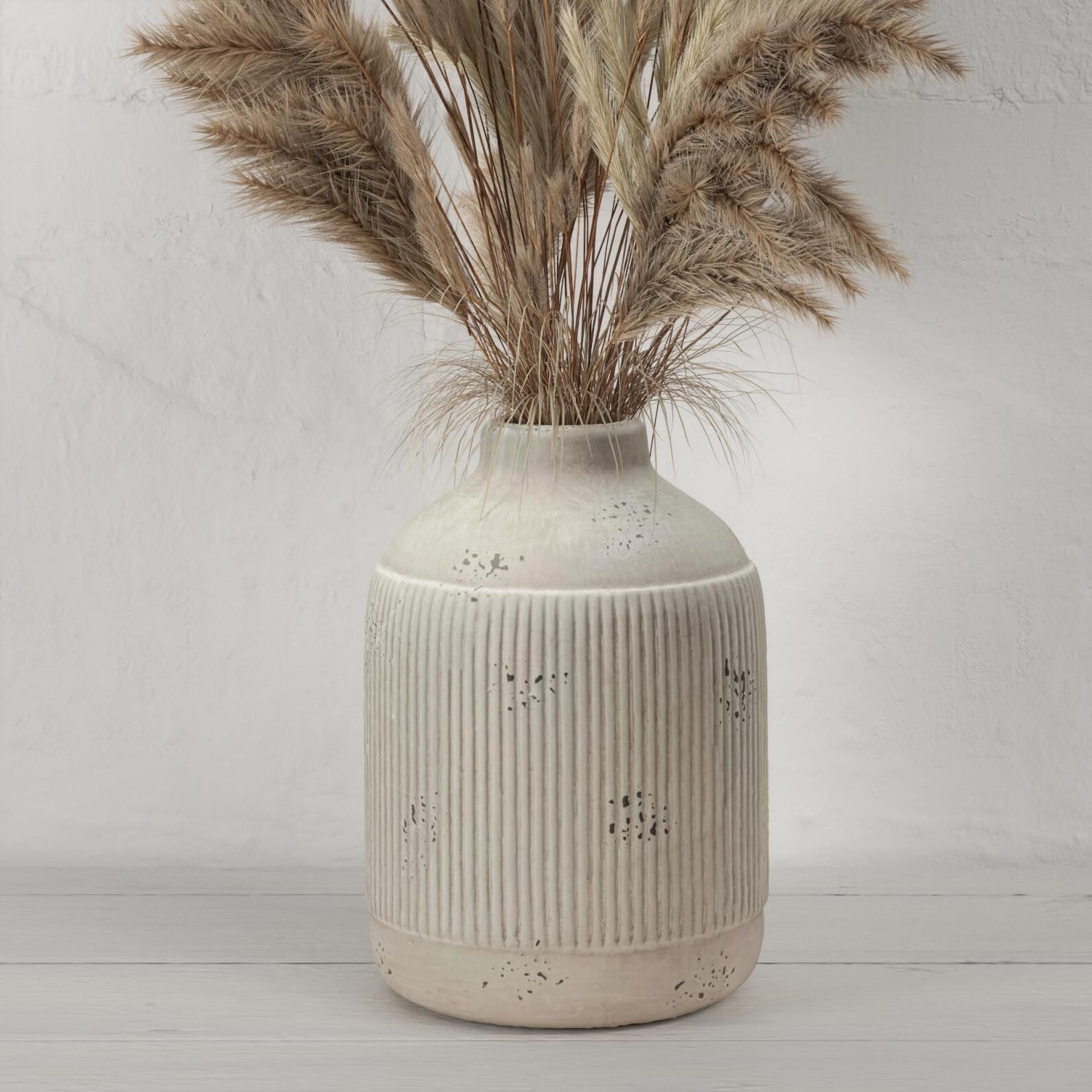 ERTUNA Rustic Farmhouse Vase, Ceramic Home Décor V