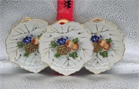 3 Nippon Yoko Boeki Co. Maple Leaf Trinket Dish