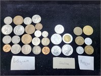 Belgium Italian  Magyar Coins