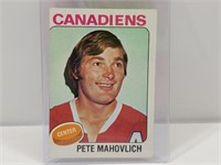 Topps 1975-76 Pete Mahovlich