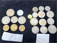 Portugal & Turkey Coins