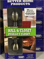 BHP Hall & Closet Knobs in Ant. Brass x 6pcs.