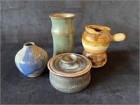 Assorted Handmade Stoneware Lot
