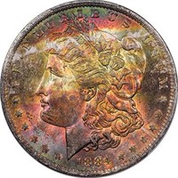 $1 1884-O PCGS MS64+