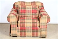 Plaid Oversized Chair