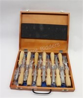 Mastercraft 12PC Wood Carving Set in Wooden Box