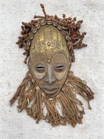 African Wood Carved Tribal Mask