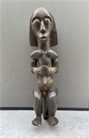 Wood Carved African Tribal Art Statue