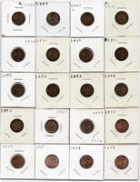 Lot of 20 Canada Small Cent Coin