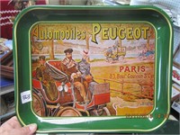 Peugout Car Tin Repro Tray